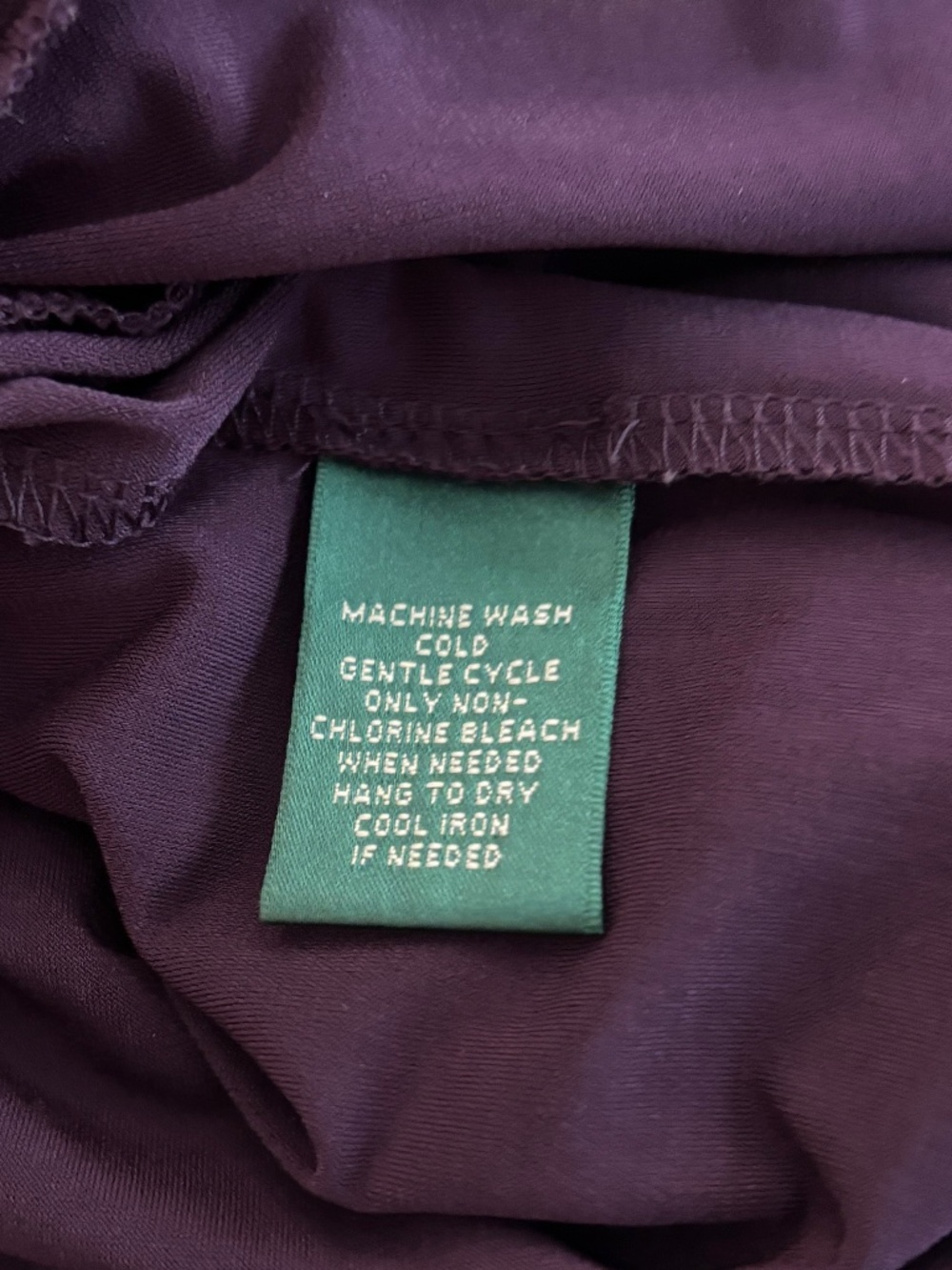 LAUREN RALPH LAUREN Side Ruched Sheath Dress - Purple Size 2 - Picture 11 of 11